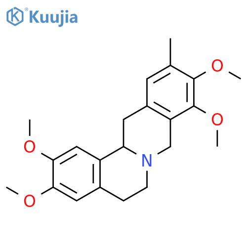 2,3,9,10-tetramethoxy-11-methyl-5,8,13,13a-tetrahydro-6H-isoquino[3,2-a]isoquinoline structure