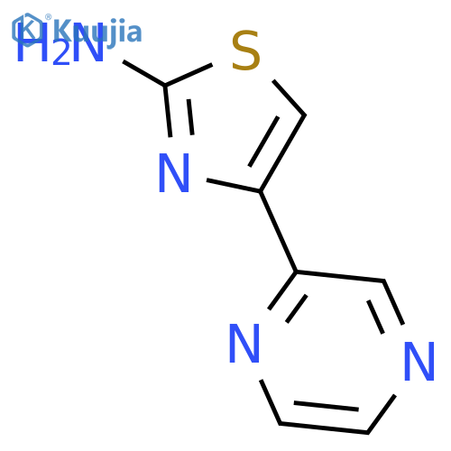 4-(pyrazin-2-yl)-1,3-thiazol-2-amine structure