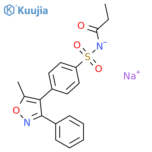 Parecoxib sodium structure