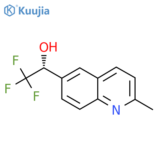 (1R)-2,2,2-trifluoro-1-(2-methylquinolin-6-yl)ethan-1-ol structure