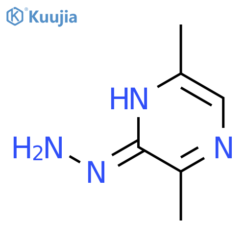 3-hydrazinyl-2,5-dimethylpyrazine structure