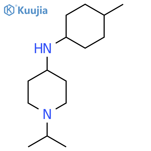 1-(Propan-2-yl)-N-[(1r,4r)-4-methylcyclohexyl]piperidin-4-amine structure
