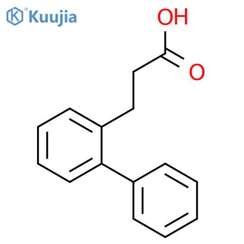 3-(2-phenylphenyl)propanoic Acid structure