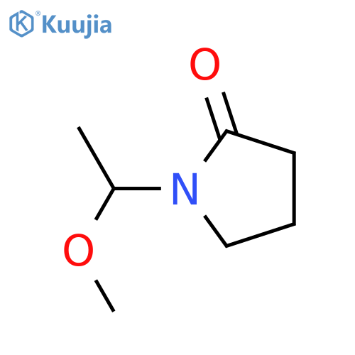 1-(1-methoxyethyl)-2-Pyrrolidinone structure