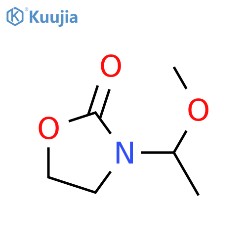 2-Oxazolidinone, 3-(1-methoxyethyl)- structure
