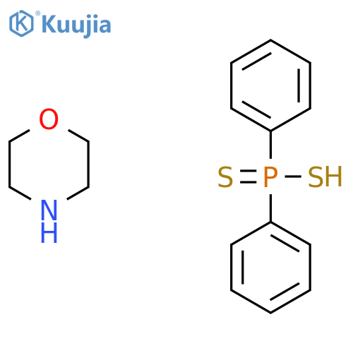 diphenyl(sulfanyl)--phosphanethione; morpholine structure