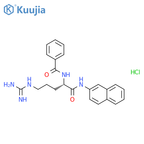 Bz-Arg-betaNA·HCl structure