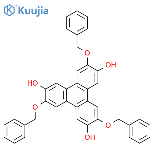 2,6,10-TRIPHENYLENETRIOL, 3,7,11-TRIS(PHENYLMETHOXY)- structure