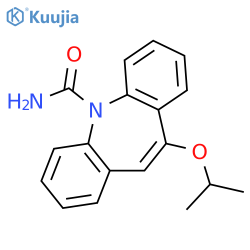 5H-Dibenz[b,f]azepine-5-carboxamide, 10-(1-methylethoxy)- structure