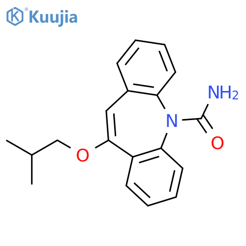 5H-Dibenz[b,f]azepine-5-carboxamide, 10-(2-methylpropoxy)- structure