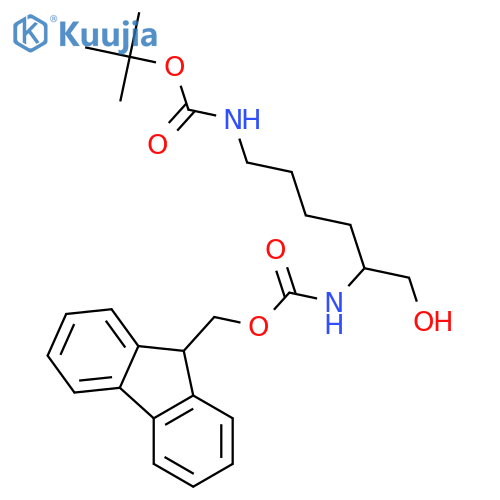 Fmoc-l-lys(boc)-ol structure
