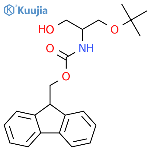 Fmoc-o-t-butyl-l-serinol structure