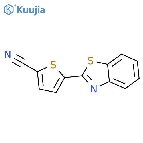 2-Thiophenecarbonitrile, 5-(2-benzothiazolyl)- structure