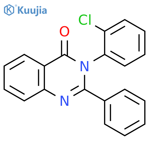 4(3H)-Quinazolinone, 3-(2-chlorophenyl)-2-phenyl- structure