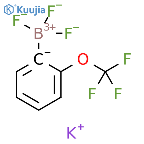 potassium trifluoro2-(trifluoromethoxy)phenylboranuide structure