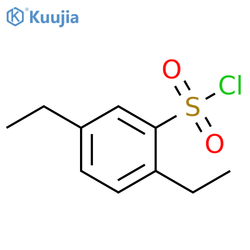 2,5-DIETHYLBENZENE-1-SULFONYL CHLORIDE structure