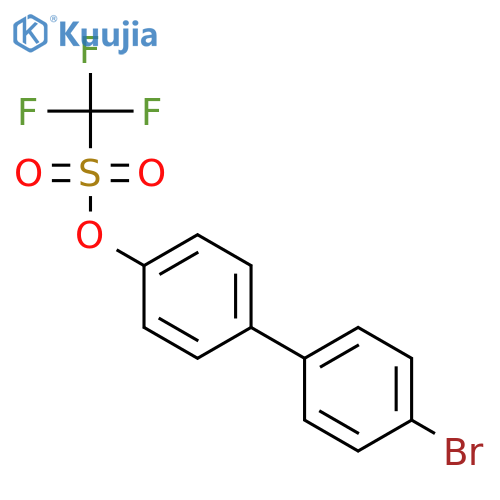 4'-Bromobiphenyl-4-yl triflate structure