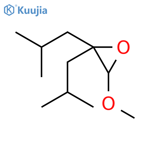 OXIRANE, 3-METHOXY-2,2-BIS(2-METHYLPROPYL)- structure