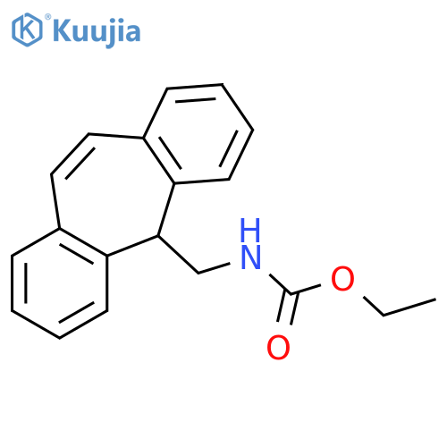 ethyl (5H-dibenzo[a,d][7]annulen-5-ylmethyl)carbamate structure