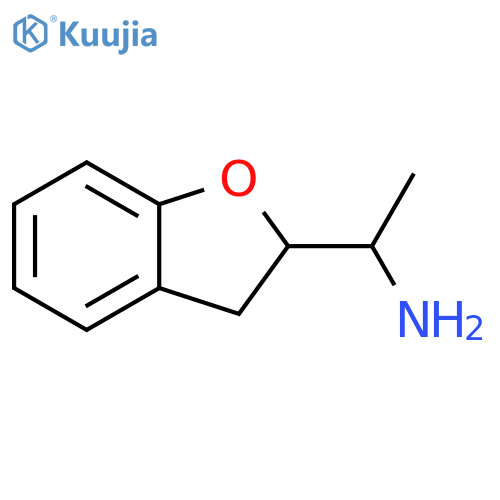 1-(2,3-dihydro-1-benzofuran-2-yl)ethan-1-amine structure