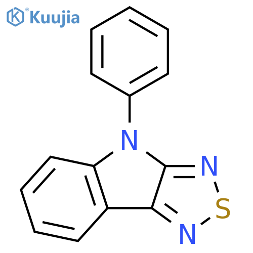 4H-[1,2,5]Thiadiazolo[3,4-b]indole, 4-phenyl- structure