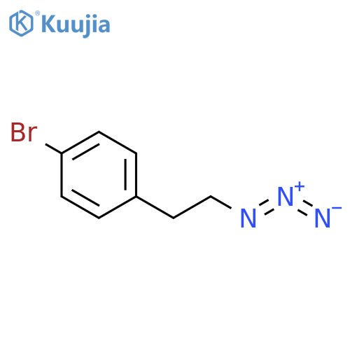 1-(2-azidoethyl)-4-bromobenzene structure
