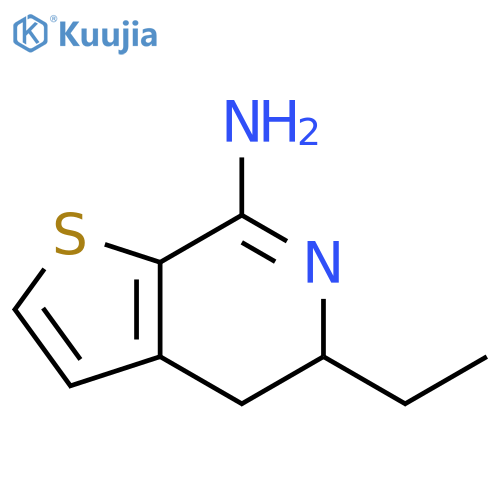 Thieno[2,3-c]pyridin-7-amine, 5-ethyl-4,5-dihydro- structure