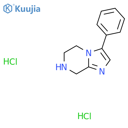 3-phenyl-5H,6H,7H,8H-imidazo1,2-apyrazine dihydrochloride structure