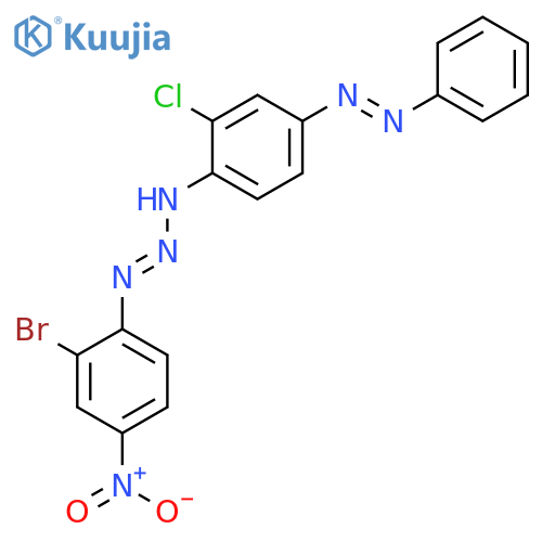 1-Triazene, 1-(2-bromo-4-nitrophenyl)-3-[2-chloro-4-(phenylazo)phenyl]- structure