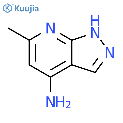 1H-Pyrazolo[3,4-b]pyridin-4-amine, 6-methyl- structure