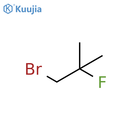 1-bromo-2-fluoro-2-methyl-propane structure