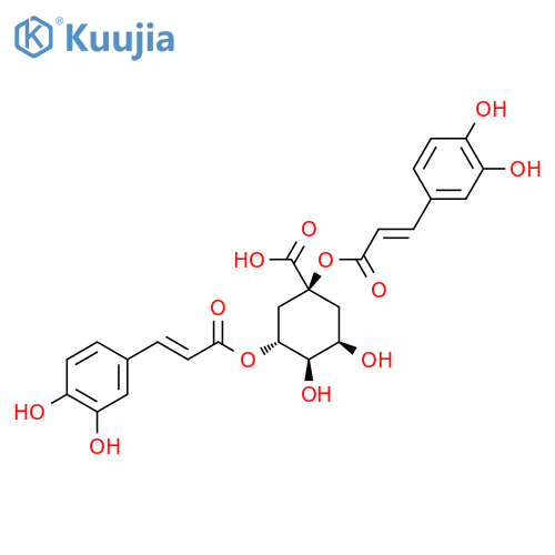 1,3-Dicaffeoylquinic acid structure