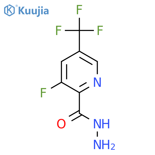 3-Fluoro-5-(trifluoromethyl)pyridine-2-carbohydrazide structure