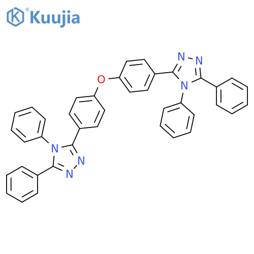 4H-1,2,4-Triazole, 3,3'-(oxydi-4,1-phenylene)bis[4,5-diphenyl- structure
