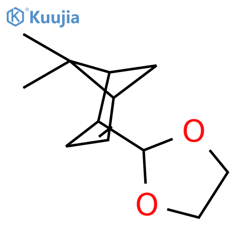 1,3-Dioxolane, 2-(6,6-dimethylbicyclo[3.1.1]hept-2-en-2-yl)- structure