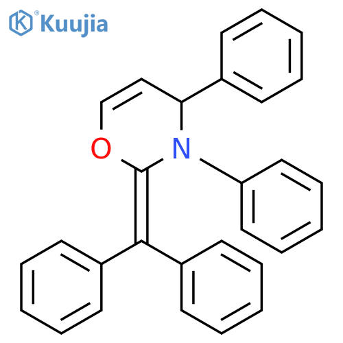 2H-1,3-OXAZINE, 2-(DIPHENYLMETHYLENE)-3,4-DIHYDRO-3,4-DIPHENYL- structure