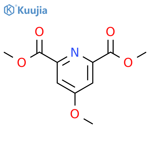 2,6-pyridinedicarboxylic acid, 4-methoxy-, dimethyl ester structure