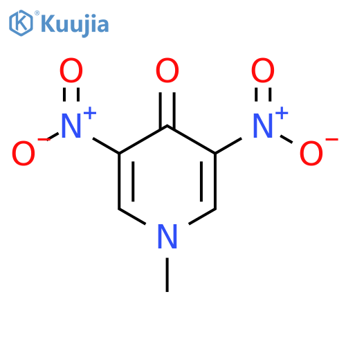 4(1H)-Pyridinone, 1-methyl-3,5-dinitro- structure