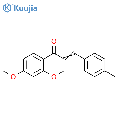 2-Propen-1-one, 1-(2,4-dimethoxyphenyl)-3-(4-methylphenyl)- structure