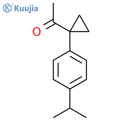 1-{1-4-(propan-2-yl)phenylcyclopropyl}ethan-1-one structure