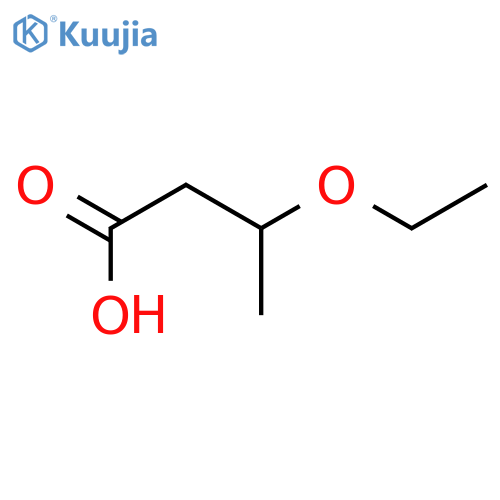 3-ethoxybutanoic acid structure