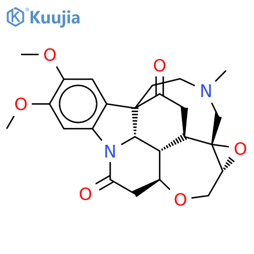 (1aR,3aS,9cS,9dR,11aR,11bR)-7,8-dimethoxy-13-methyl-1a,2,3a,4,9c,9d,11,11a-octahydro-5H,10H-9b,11b-(ethanoiminomethano)-1,3-dioxa-5a-azacyclopropa[4,5]cyclohepta[1,2,3-cd]fluoranthene-5,10-dione structure