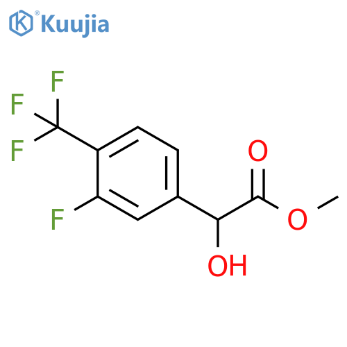 methyl 2-3-fluoro-4-(trifluoromethyl)phenyl-2-hydroxyacetate structure