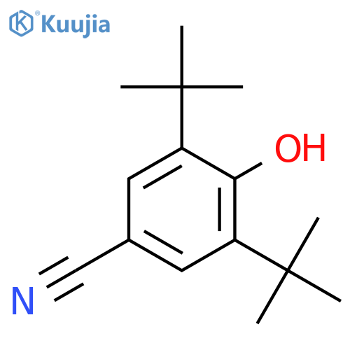 3,5-Di-tert-butyl-4-hydroxybenzonitrile structure