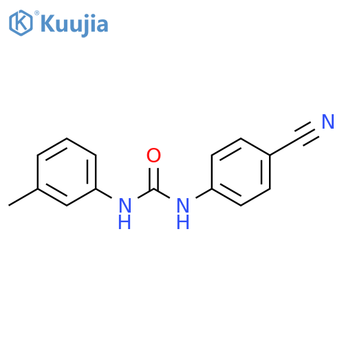 Urea, N-(4-cyanophenyl)-N'-(3-methylphenyl)- structure