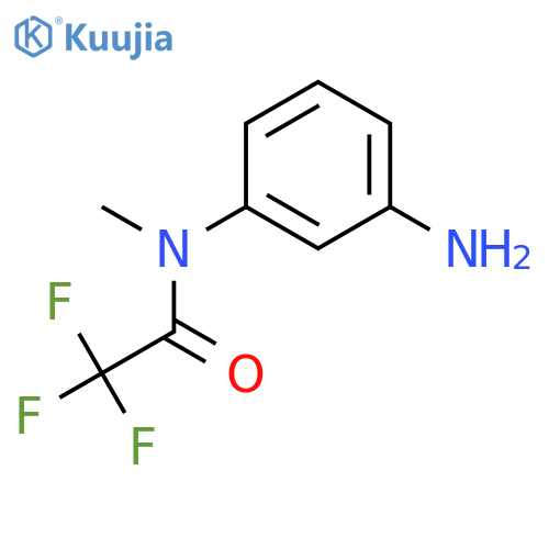 Acetamide, N-(3-aminophenyl)-2,2,2-trifluoro-N-methyl- structure