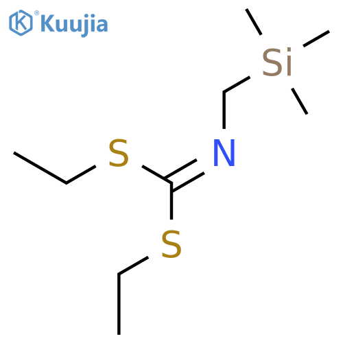 Carbonimidodithioic acid, [(trimethylsilyl)methyl]-, diethyl ester structure