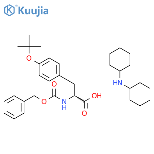 Z-D-Tyr(tBu)-OH DCHA structure