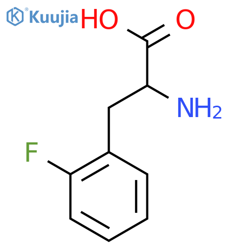 2-Fluoro-L-phenylalanine structure