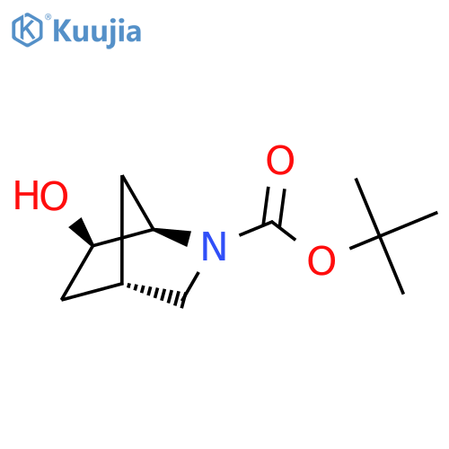 tert-butyl exo-6-hydroxy-2-azabicyclo[2.2.1]heptane-2-carboxylate structure